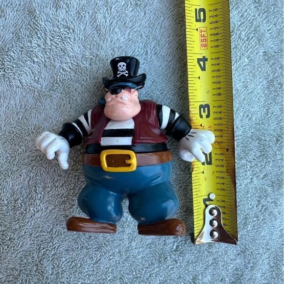 Genuine Disney Pirate Pete Collectible Small PVC Figure Toy / Cake Topper - Picture 2 of 4